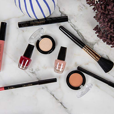 Nicole Miller Makeup Collection- Makeup Set with Lipstick, Eyeliner, Mascara, Nail Polish, Contour, and Highlighter