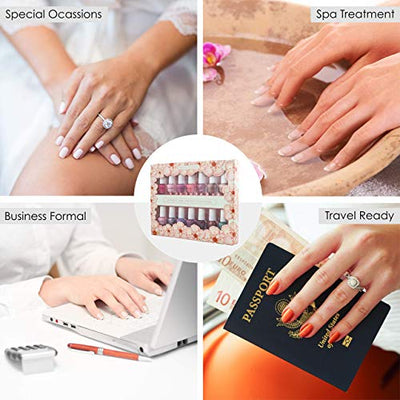 B.C. Beauty Concepts Nail Polish Set - 14 Mini Nail Polish Colors, Polish Kit for Fingernails and Toenails