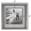 Sheffield Home Decor Collection- 3 Piece Picture Frame Set 12x12in, Floating to 8x8in