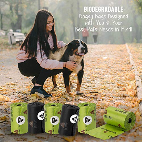 Precious Tails Poop Bags for Dogs, Biodegradable, Unscented, Dog Waste Bags with Sayings