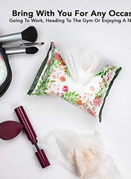 Nicole Miller 2 Pack (30 Count Each) Tea Tree and Mint Facial Cleansing and Make Up Remover Wipes