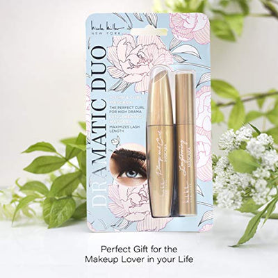 Nicole Miller Set of 2 Plump & Curl and Lengthening Mascaras (Baby Blue Package)