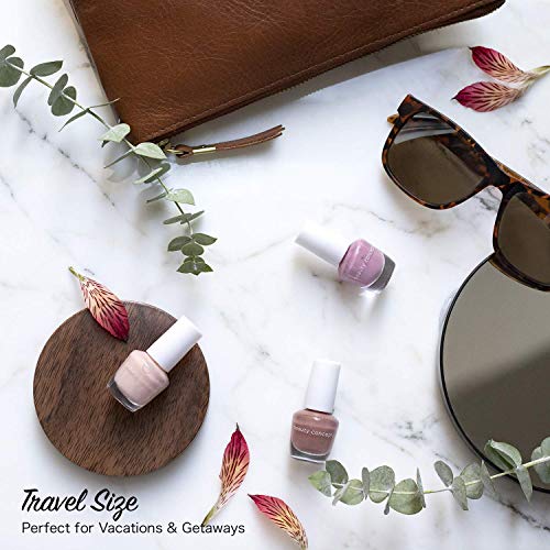 B.C. Beauty Concepts Nail Polish Set, 14 Mini Nail Polish Colors, Polish Kit for Fingernails and Toenails