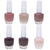 Beauty Concepts Set of 6 Nail Polish Collection - Quick Dry Nail Polish for Women and Girls (Floral Box)