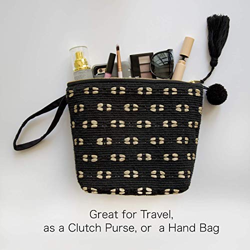 DwellStudio Vegan Clutch for Women -Wristlet, Purse, Woman's Hand Bag, Wallet, Beautiful Gift for Women