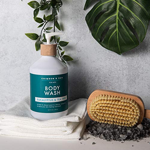 Crimson & Oak Body Wash for Men- Nourishing Body Wash in Eucalyptus and Tea Tree- by Body Prescriptions