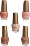 Nicole Miller Nail Polish Collection- 5 Piece Nail Polish Set in Nude Colors