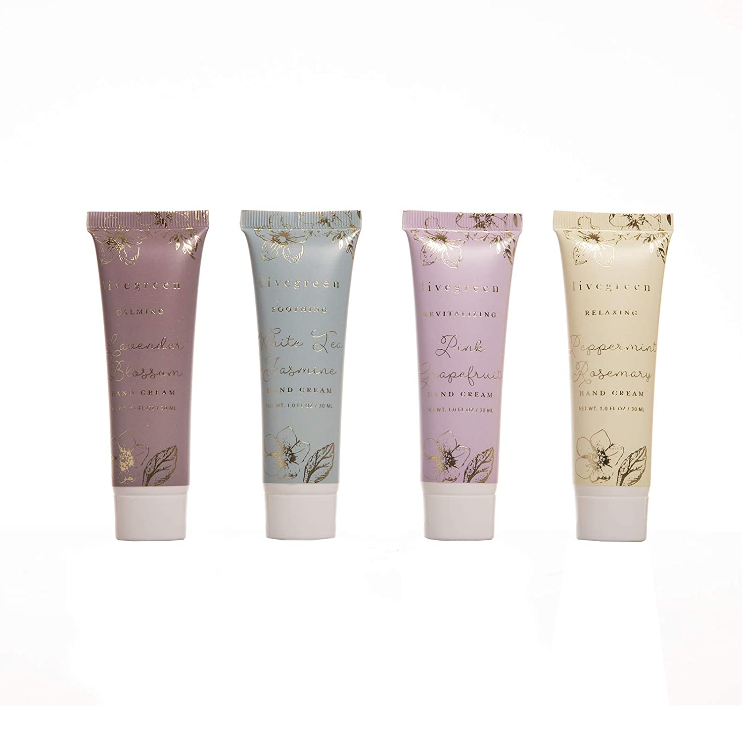 Hand Cream Collection - Set of 4 moisturizing hand creams by Live Green