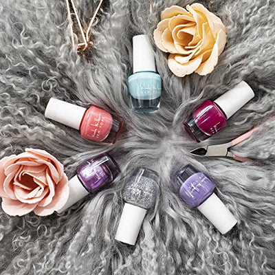 Nicole Miller Mini Nail Polish Set - 15 Glossy and Trendy Colors
