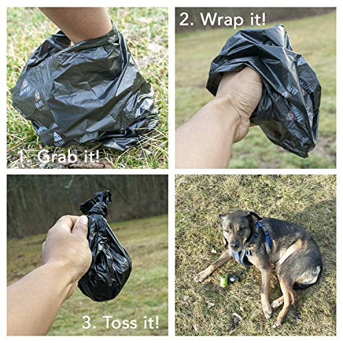 Precious Tails Poop Bags for Dogs, Biodegradable, Unscented, Dog Waste Bags with Sayings