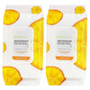 Clinical Works - 2 Pack (60 Count Each) Vitamin C Antioxidant Micellar Cleansing Wipes