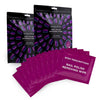 2 Purple Packs of Nail Polish Remover Wipes in Purple Packaging by Body Prescriptions