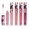 Ellen Tracy Flawless Lip Gloss Collection, 4 Piece Gift Set, Rosy Nudes, Holiday Gift Set for Women and Girls