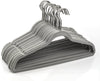 Michael Graves Design Ultra-Thin Non-Slip Velvet Clothing Hangers, Flocked & Durable, Closet Space Saving, for Garments, Suits, Dresses, Pants, Shirts, Coats, 25 Pack