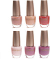 Ellen Tracy Nail Polish Collection- 6 Piece Rose Gold Nail Polish Set