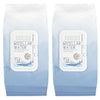 Essential Oils - 2 Pack (60 Count Each) Micellar Water Makeup Remover Facial Wipes