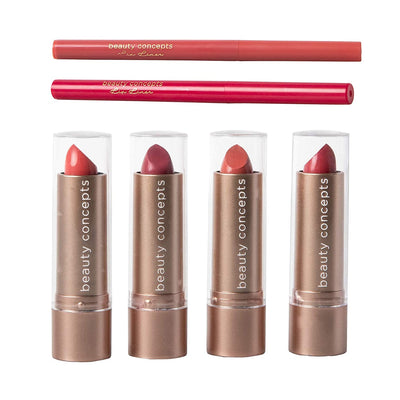 B.C. Beauty Concepts 6 Piece Lipstick Collection