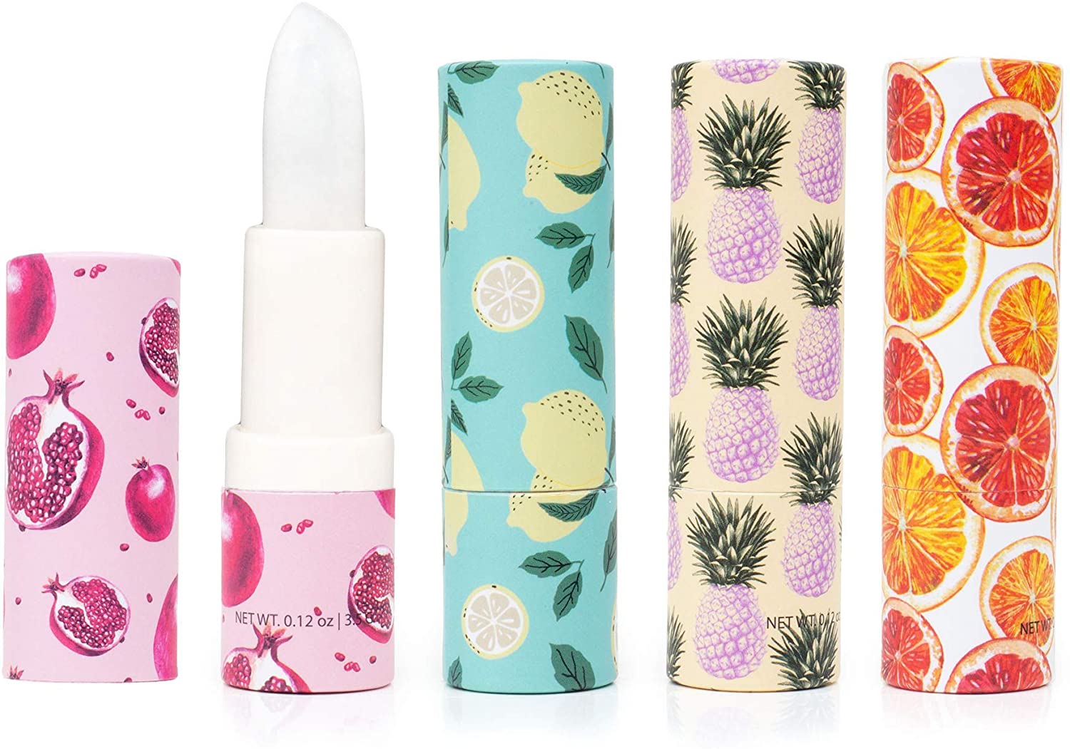 Beauty Concepts Four Piece Lip Balm Collection, Moisturizing Lip Balm, Softening Lip Balm Set