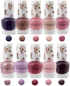 Live Green Nail Polish Set - 10 Mini Nail Polish Colors, Polish Kit for Fingernails and Toenails